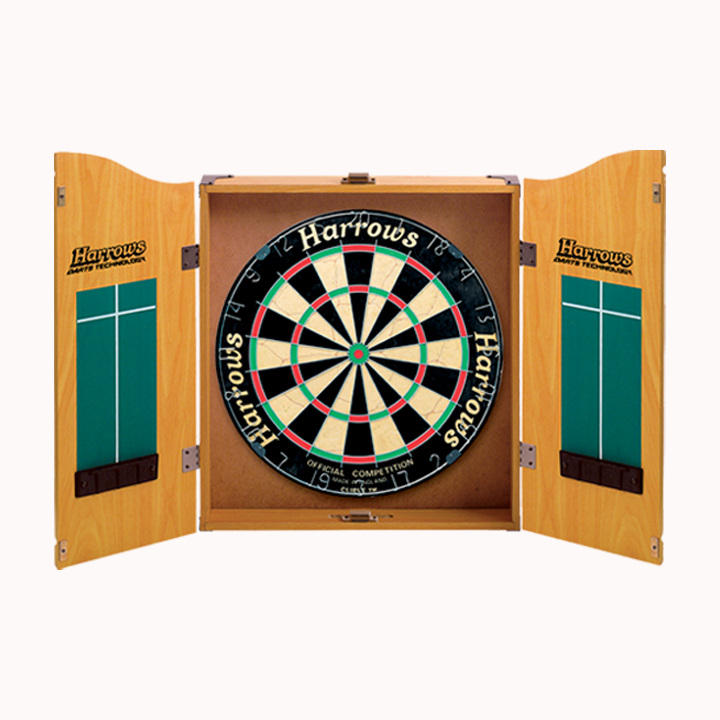 Wooden Dartboard Cabinet